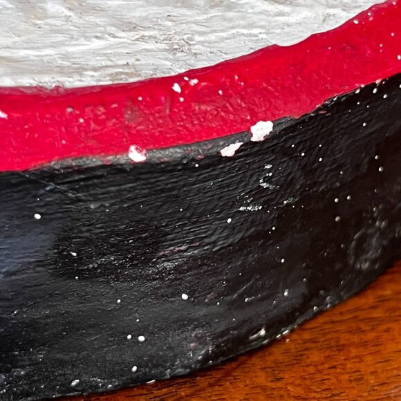 House of Hatten Santa Father Christmas Riding Ram Goat Figurine Denise Calla Vtg - Picture 13 of 14